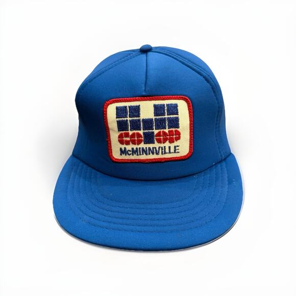 Designer Award Other - Vintage 80s Co-op McMinnville Patch Snapback Trucker Mesh Foam Hat Baseball Cap